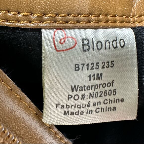 Blondo Women’s Siena Waterproof Suede Leather Heeled Ankle Boot Bootie Size 11M - Picture 7 of 14